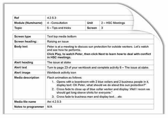 Captivate Storyboard Template Beautiful 15 Elearning Storyboard Templates – Flirting W Elearning