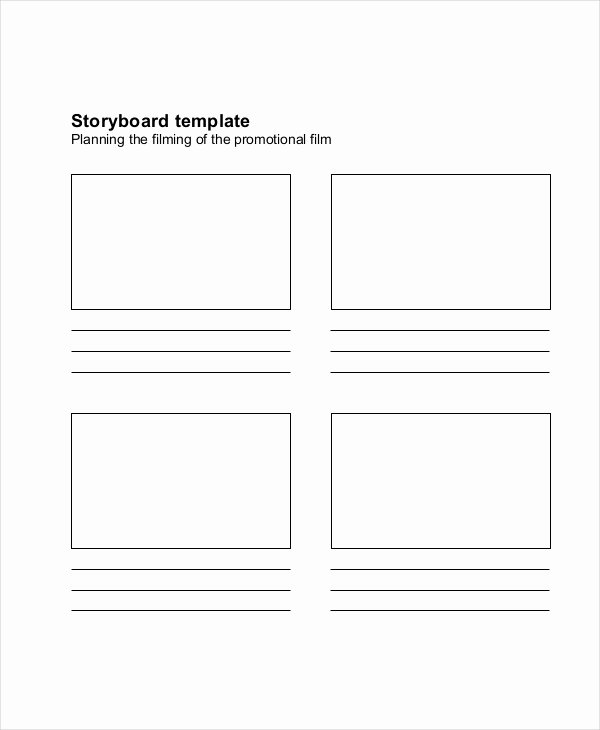 Captivate Storyboard Template Best Of Story Board Template 8 Free Word Pdf Documents