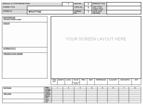 Captivate Storyboard Template Fresh 15 Elearning Storyboard Templates – Flirting W Elearning