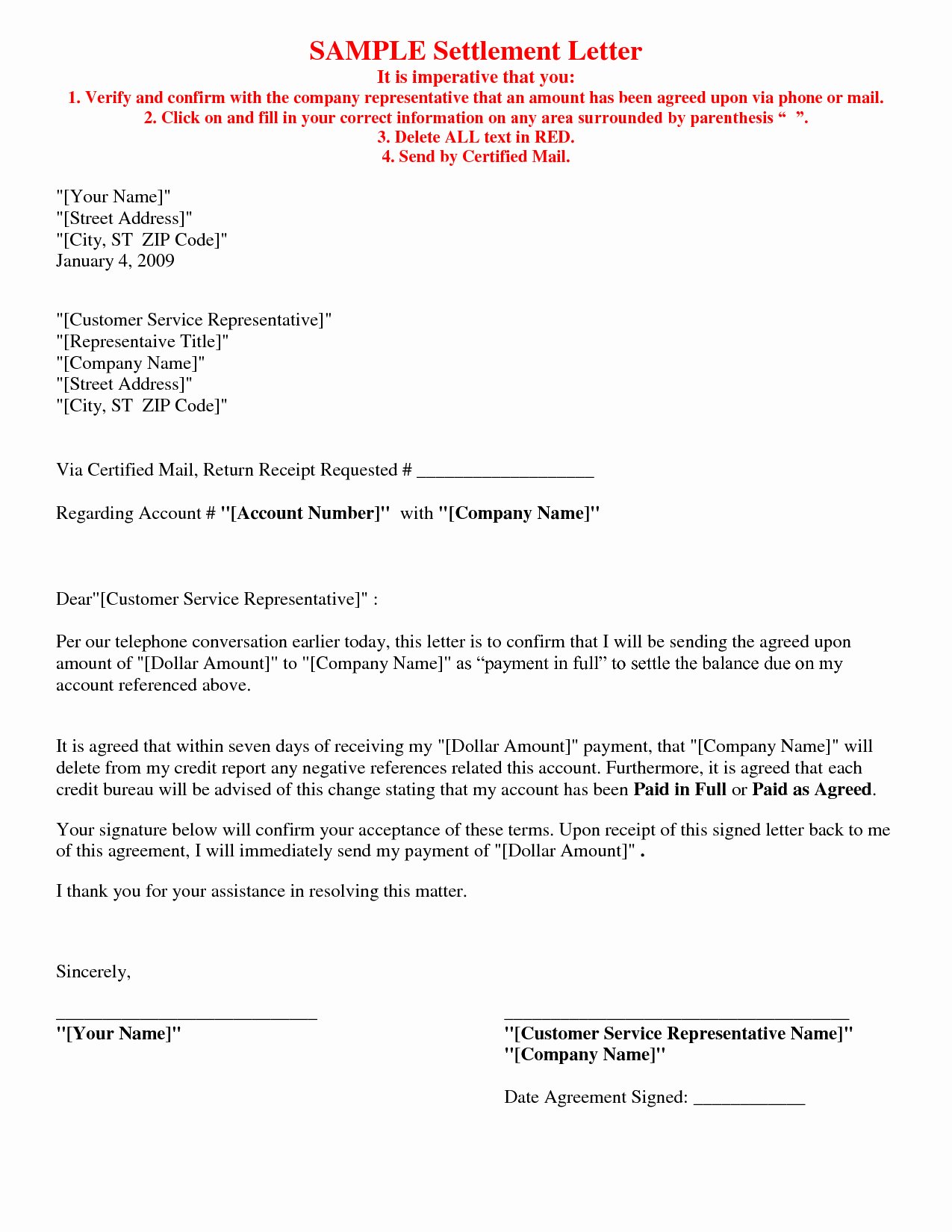 Car Accident Agreement Letter Between Two Parties Awesome Full and Final Settlement Letter Template Car Accident