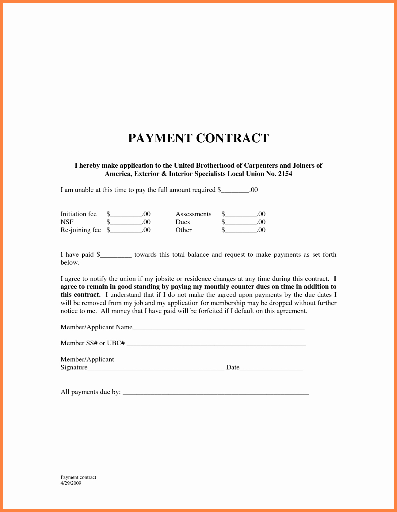 Car Accident Agreement Letter Between Two Parties Best Of 5 Payment Agreement Template