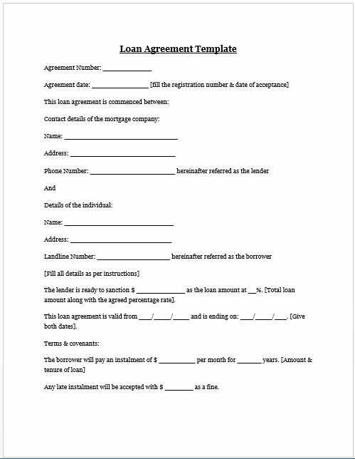 Car Accident Agreement Letter Between Two Parties Fresh Free Printable Personal Loan Agreement form Generic