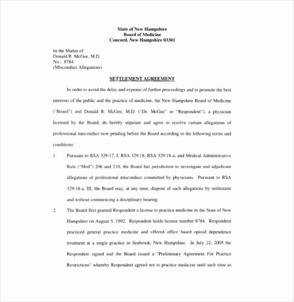 Car Accident Agreement Letter Between Two Parties New 27 Of Template Settlement Agreement Property Damage