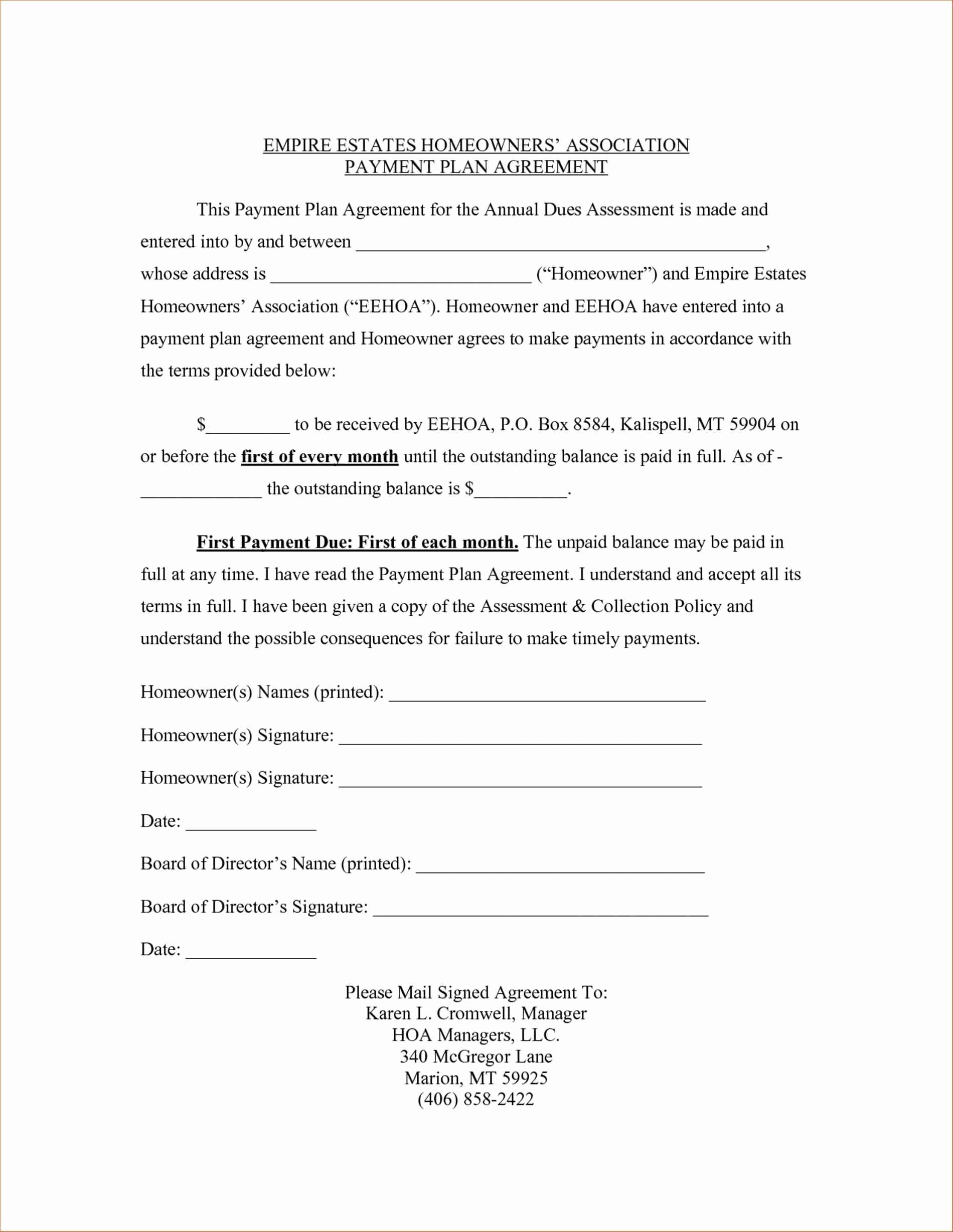 Car Accident Payment Agreement Letter Sample Fresh Image Result for Payment Plan Contract Agreement Template