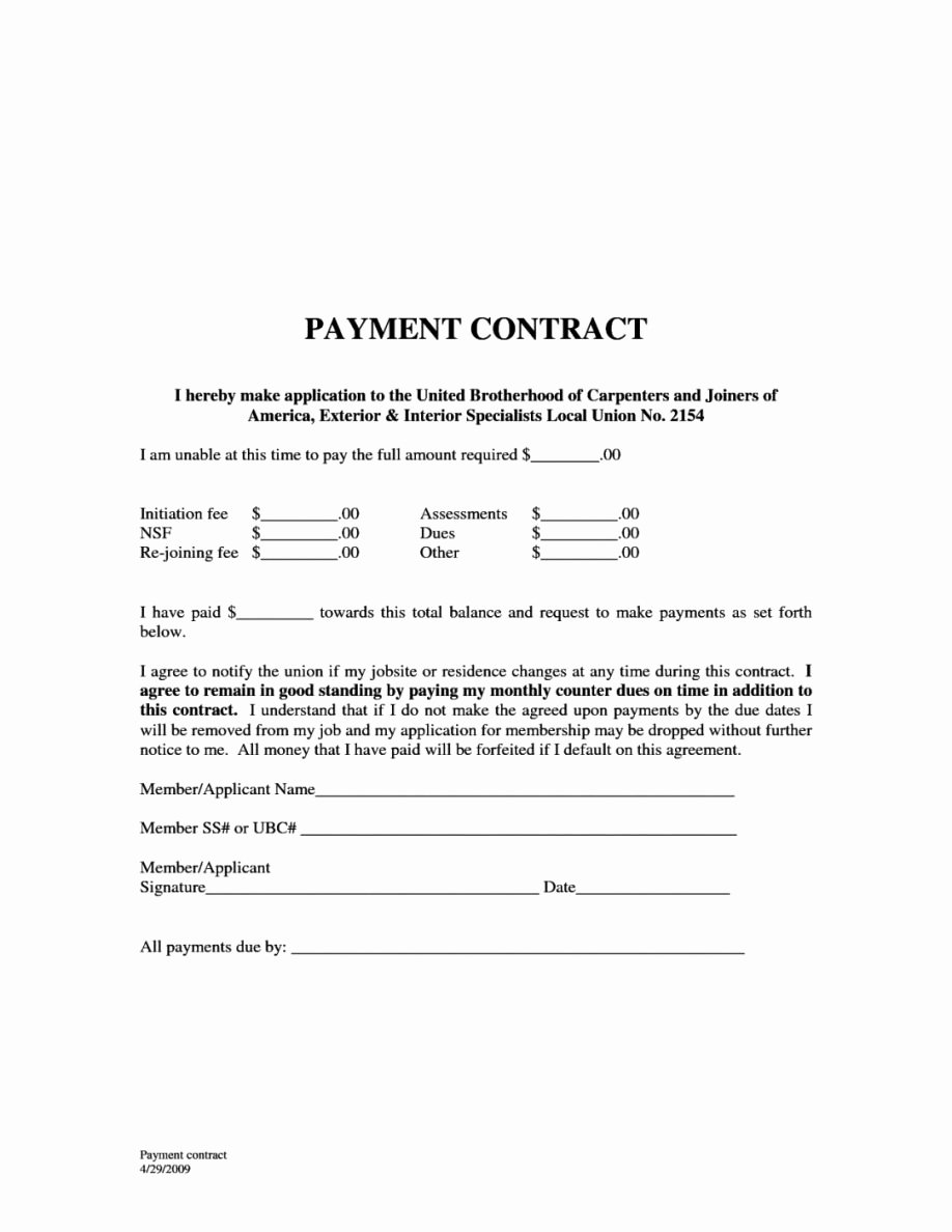 Car Accident Payment Agreement Letter Sample Unique Payment Agreement Between Two Parties and Simple Loan with