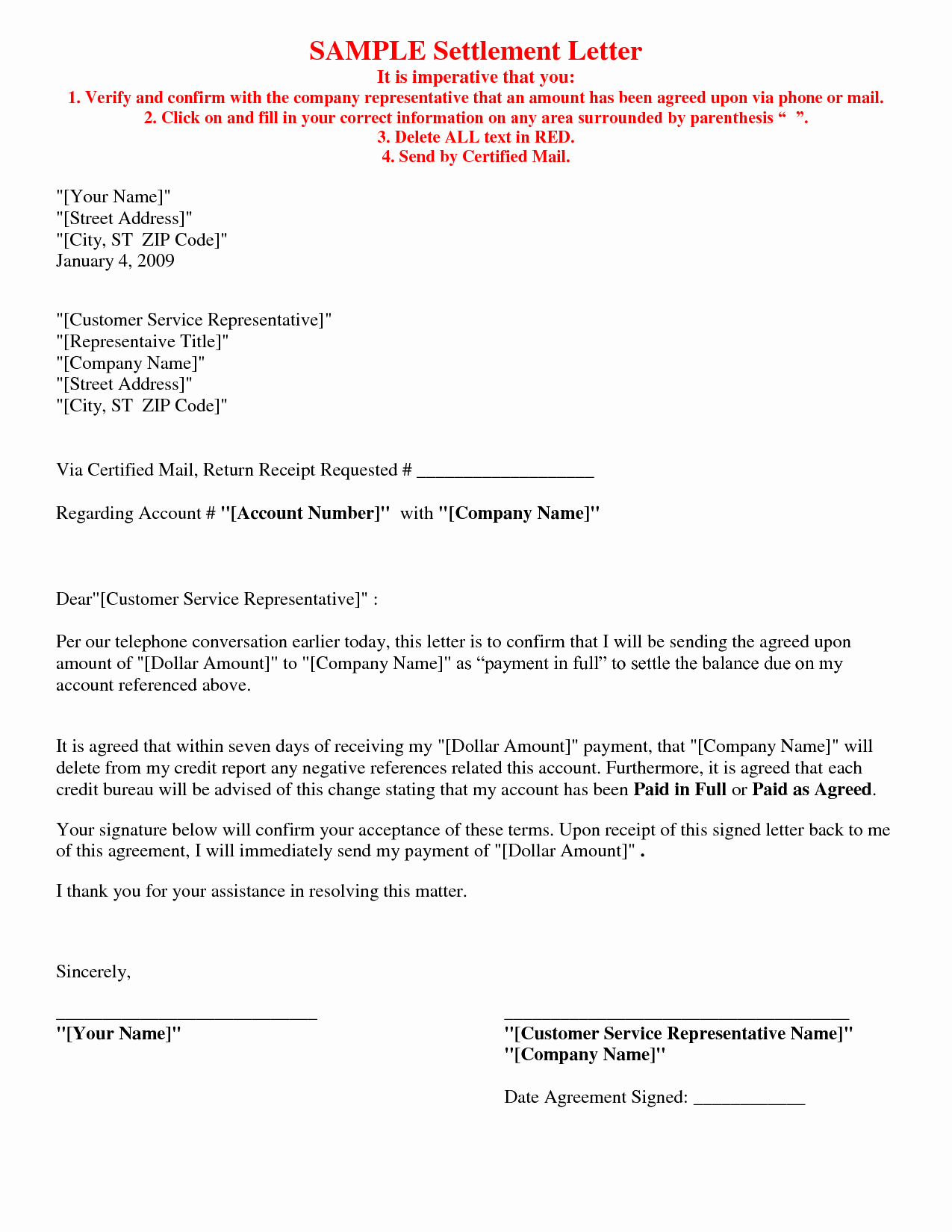 Car Accident Payment Agreement Sample Elegant Picture 5 Of 17 Debt Settlement Agreement Letter