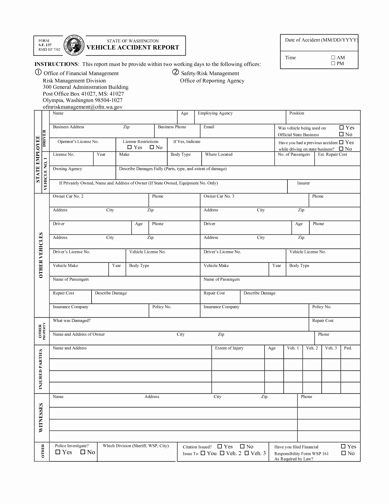 Car Accident Report form Template Lovely Best S Of Car Accident Report form Car Accident
