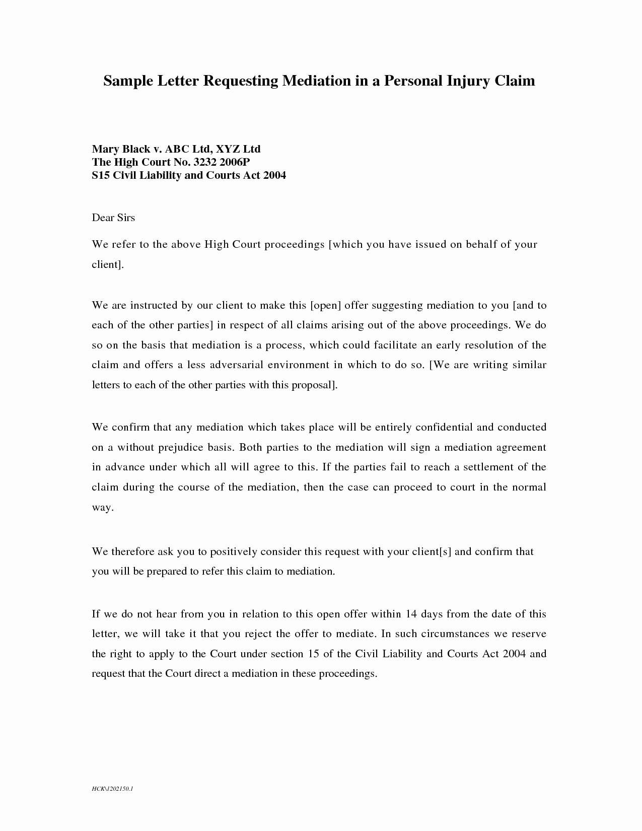 Car Accident Settlement Letter Template Fresh Small Claims Court Letter Demand Template Gallery