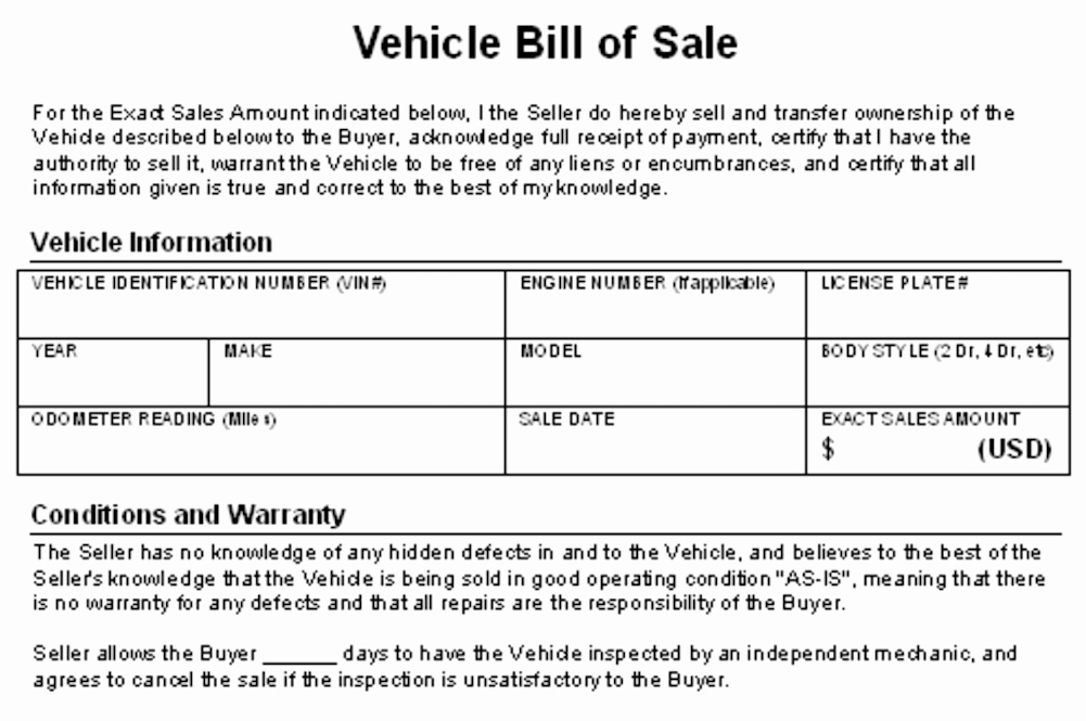 Car Deposit Agreement Best Of How to Write A Contract for Selling Your Car