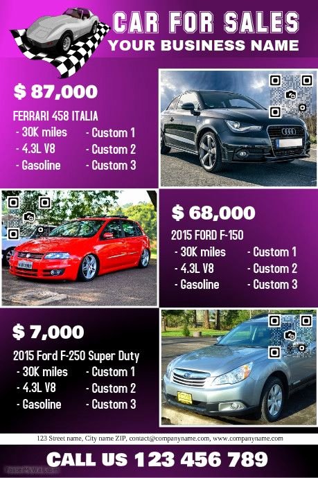 Car for Sale Flyer Template Best Of 41 Best Images About Car Dealer Flyer Diy On Pinterest