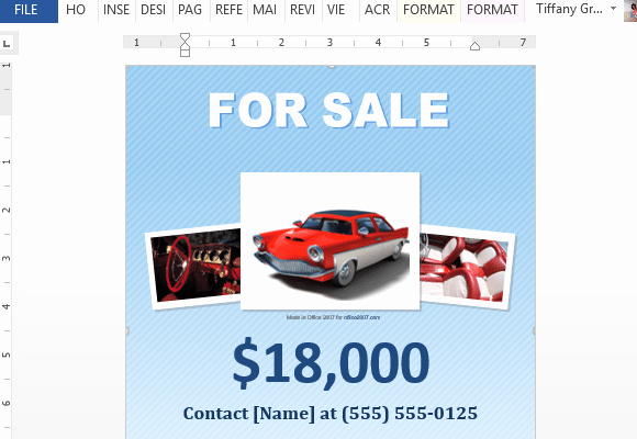 Car for Sale Flyer Template Best Of 5 Free Car for Sale Flyer Templates Excel Pdf formats