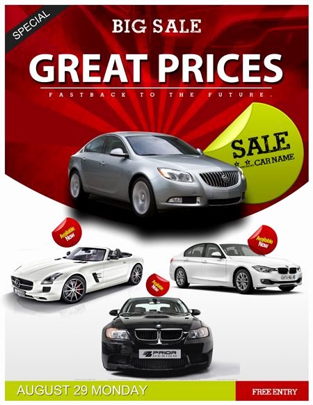 Car for Sale Flyer Template Best Of Auto Sales Flyer Template Car Sales Psd Flyer Template