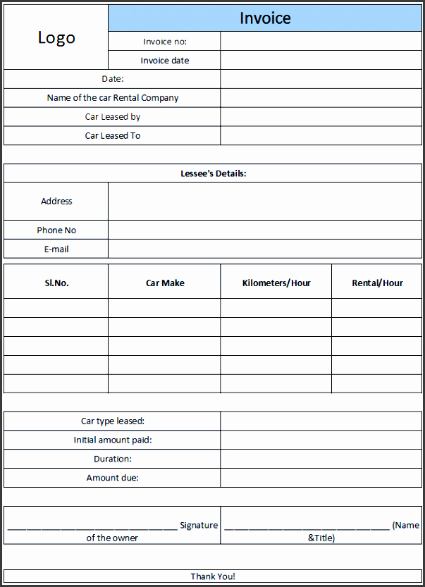 Car Rental Receipt Template Fresh 7 Car Rent Receipt Template Sampletemplatess