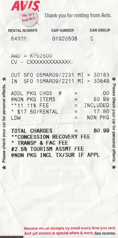 Car Rental Receipt Template Lovely Receipt Rent Car Sampel