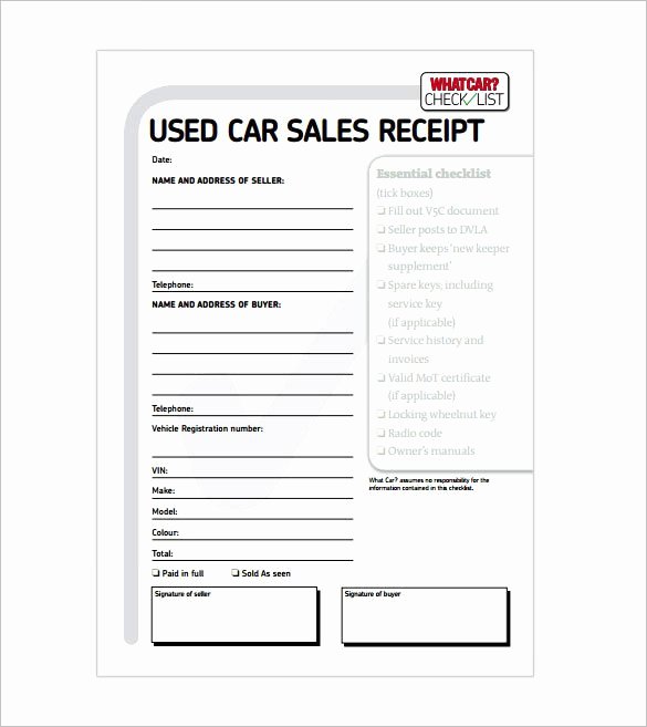 Car Rental Receipt Template Lovely Receipt Template 122 Free Printable Word Excel Pdf