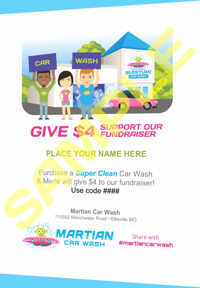 Car Wash Fundraiser Flyers New Car Wash Fundraiser St Louis