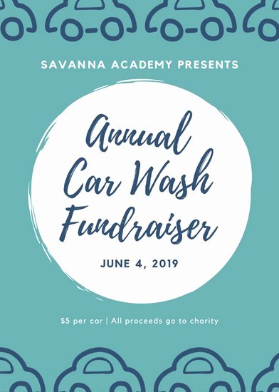 Car Wash Fundraiser Flyers New Customize 54 Fundraiser Flyer Templates Online Canva