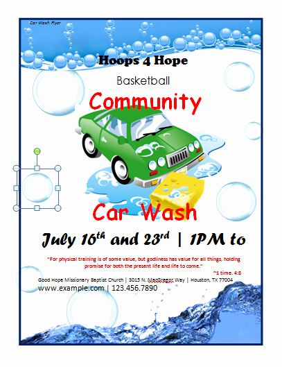 Car Wash Fundraiser Template Awesome Flyer Templates Archives Microsoft Word Templates