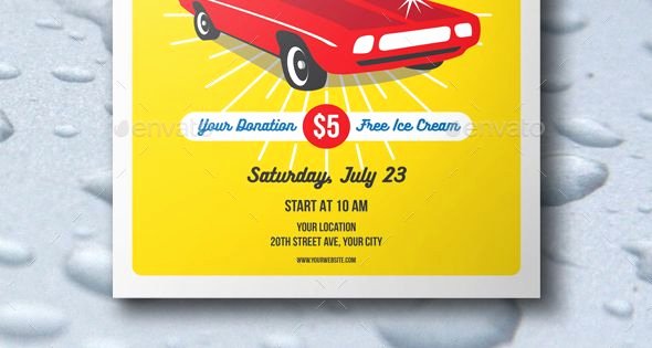 Car Wash Fundraiser Template Beautiful Fundraiser Car Wash