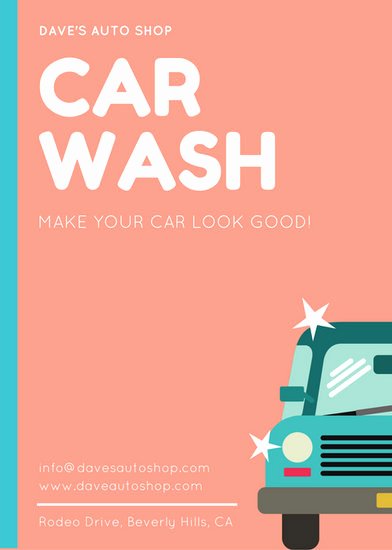 Car Wash Fundraiser Template Elegant Blue Car Doodle Car Wash Fundraiser Flyer Templates by Canva