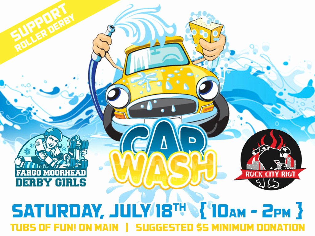 Car Wash Fundraiser Template Lovely Roller Derby Car Wash — Fargo Moorhead Derby Girls