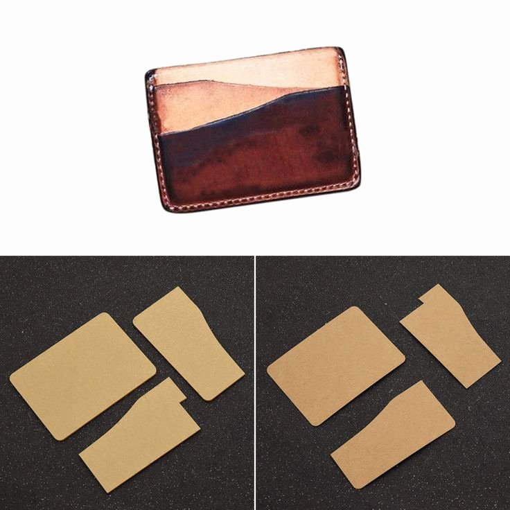 Card Holder Template Awesome Diy Card Holder Template Leather Craft Wallet Mould tool