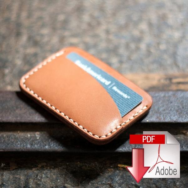 Card Holder Template Lovely Leather Card Holder 3 Pocket Digital Template 8 5 X 11