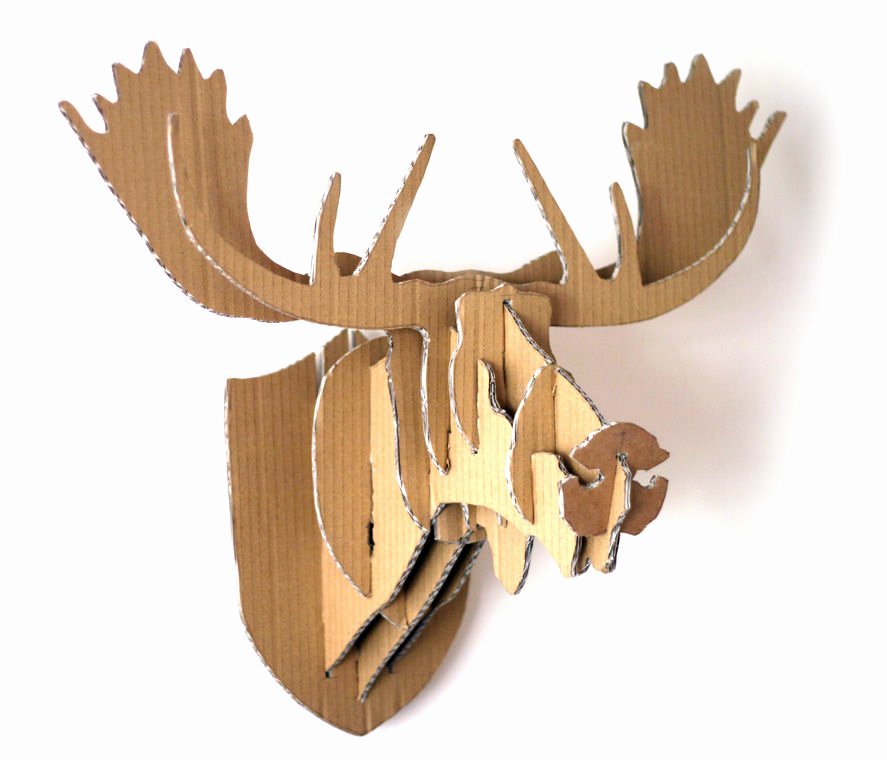 Cardboard Deer Head Template Best Of 16 Cardboard Deer Head Ideas