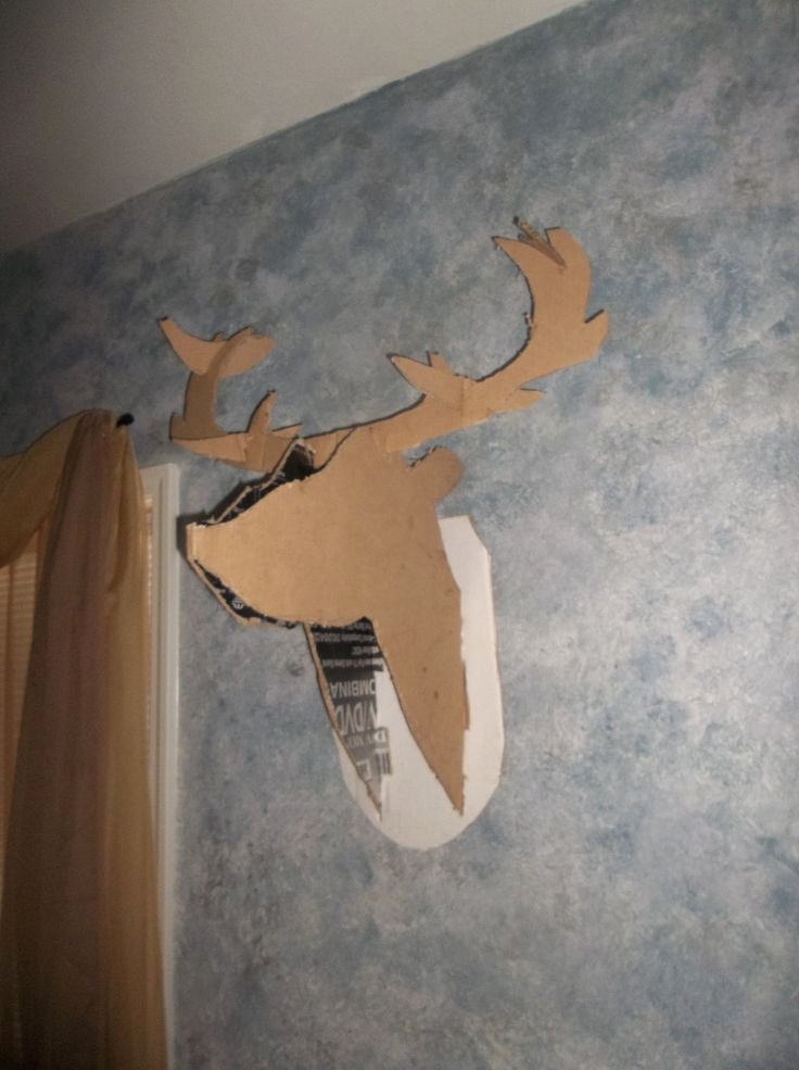 Cardboard Deer Head Template Fresh 1000 Ideas About Cardboard Deer Heads On Pinterest