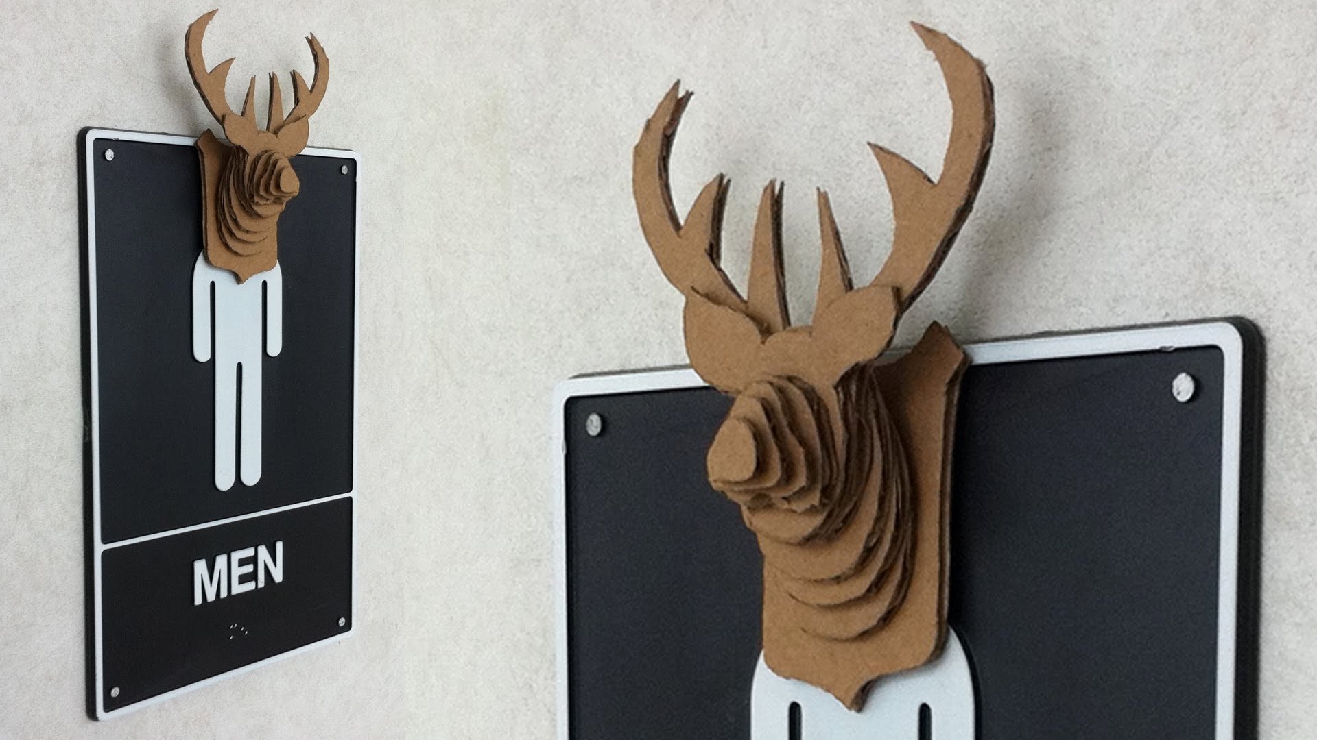 Cardboard Deer Head Template Fresh 16 Cardboard Deer Head Ideas