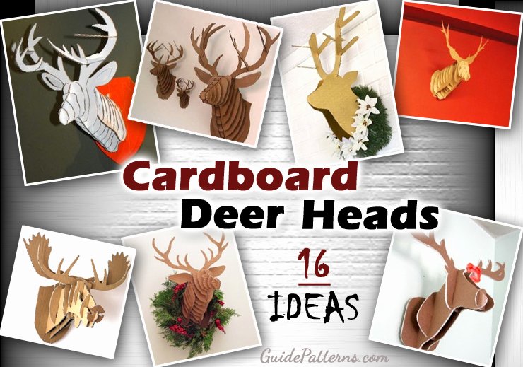 Cardboard Deer Head Template Fresh 16 Cardboard Deer Head Ideas