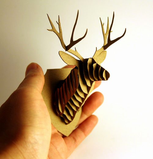 Cardboard Deer Head Template Lovely Cardboard Reindeer Head Template