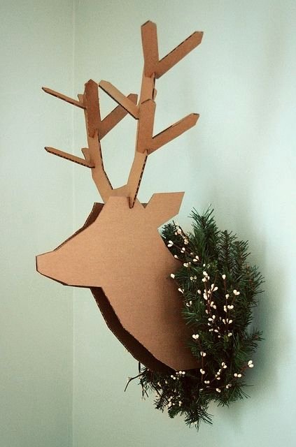 Cardboard Deer Head Template New Cardboard Deer Head I Will Make One Of these One Day