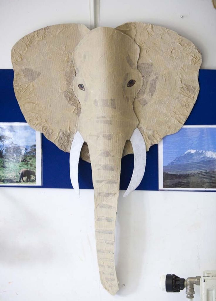 Cardboard Elephant Head Template Beautiful 186 Best Wild Animals theme Images On Pinterest