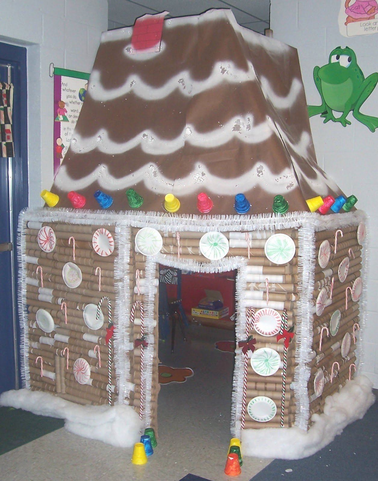 Cardboard Gingerbread House Luxury Mrs butterfield S First Grade Log Cabin