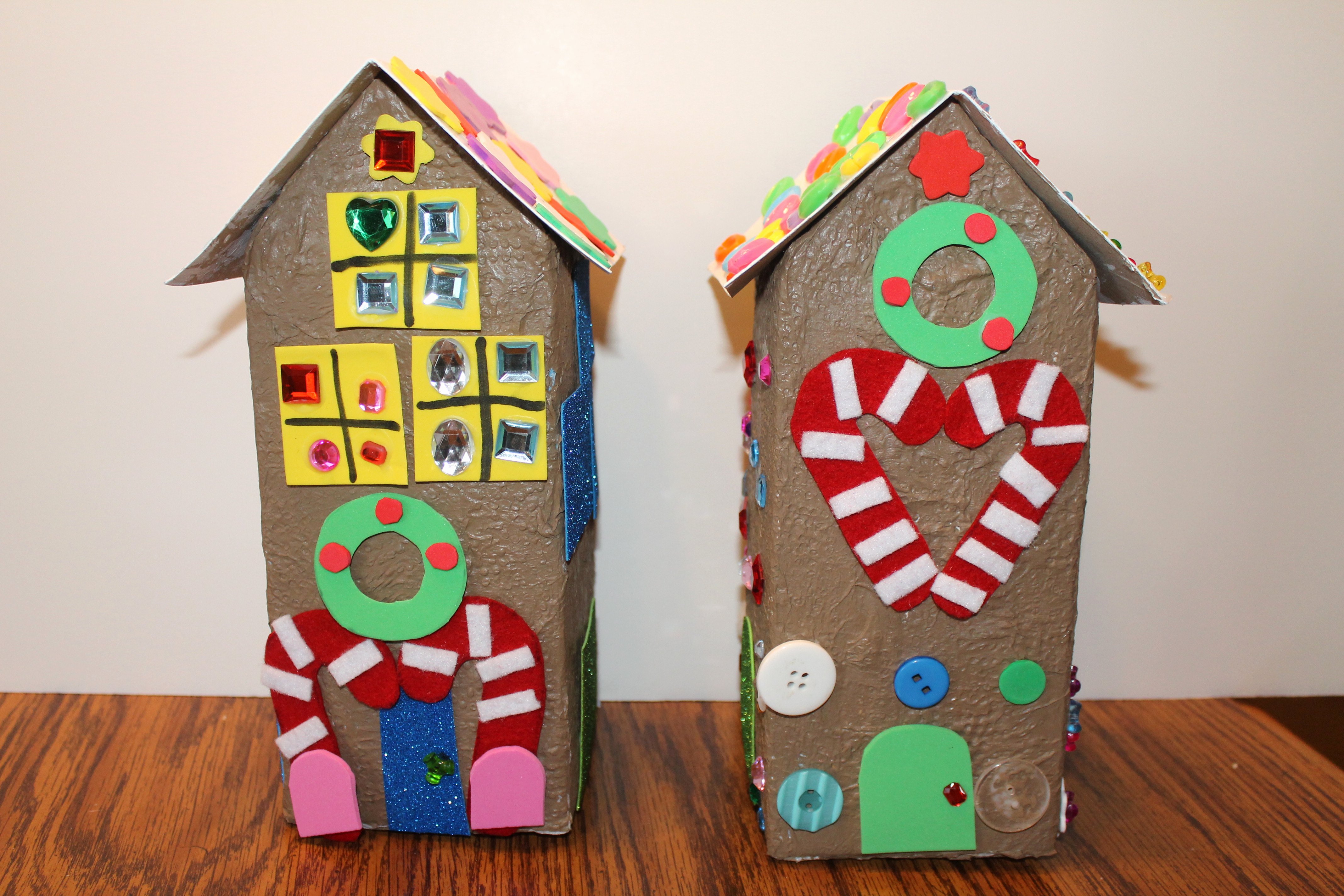 Cardboard Gingerbread House New Cardboard Gingerbread House – the Project Place