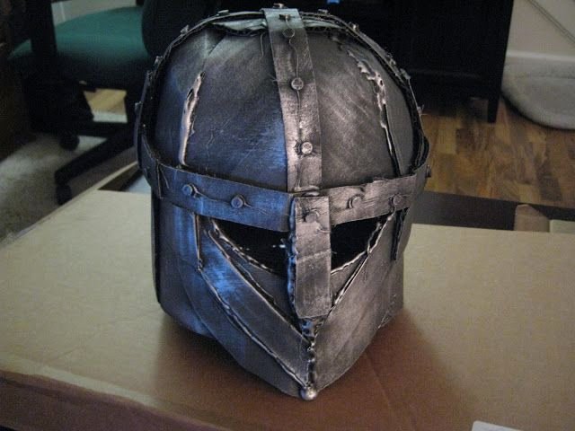 Cardboard Knight Helmet Template Inspirational Diy Building A Me Val Helmet Out Of Cardboard From