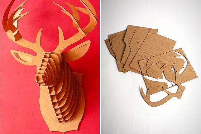 Cardboard Taxidermy Templates Fresh 35 Decor Ideas Inspired by Summer Camp