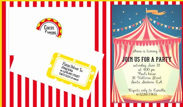 Carnival Invitation Template Free Awesome Free Printable Carnival Invitations