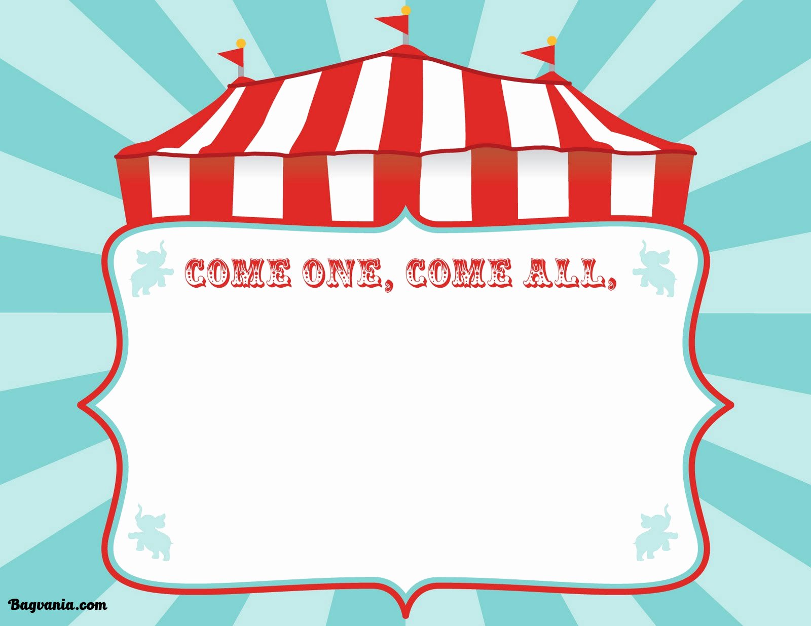 Carnival Invitation Template Free Inspirational Free Printable Circus Birthday Invitations Template – Free