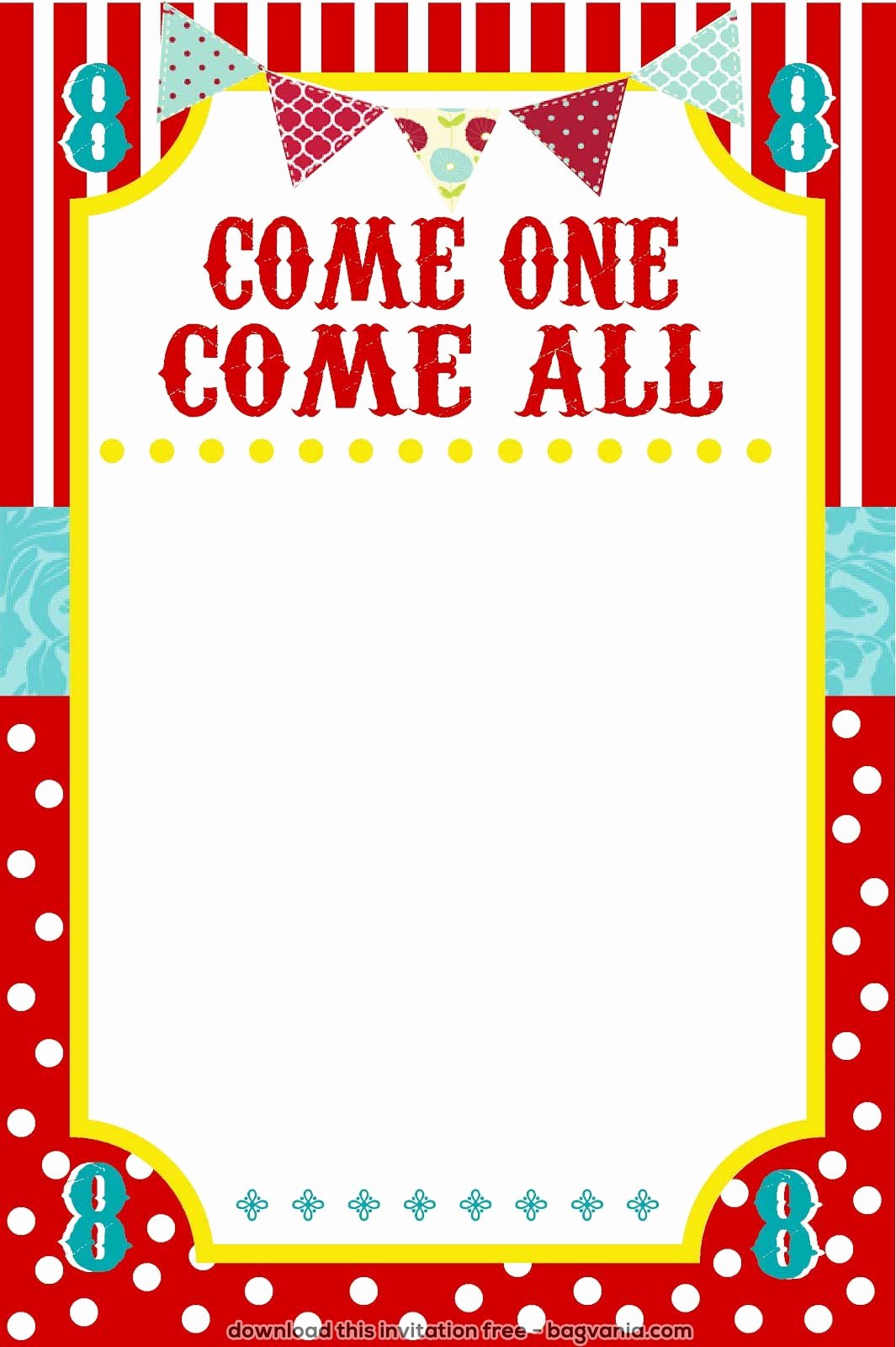 Carnival Invitation Templates Best Of Free Carnival Birthday Invitations – Free Printable