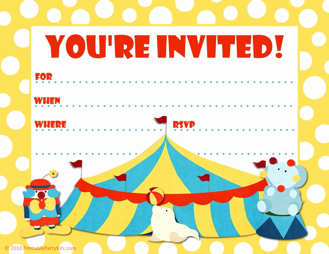 Carnival Invitation Templates New Free Carnival Ticket Invitation Template Download Free