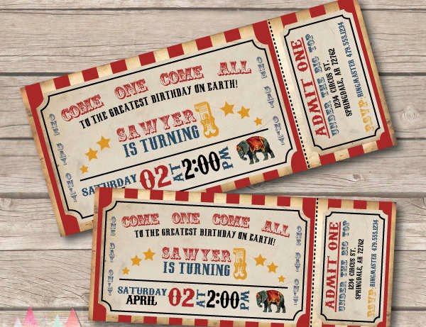 Carnival Ticket Birthday Invitations Best Of 9 Carnival Invitation Samples Free Psd Ai Vector Eps