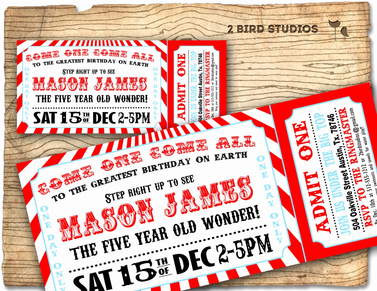 Carnival Ticket Invitation New Circus Invitation Vintage Circus Birthday Invite