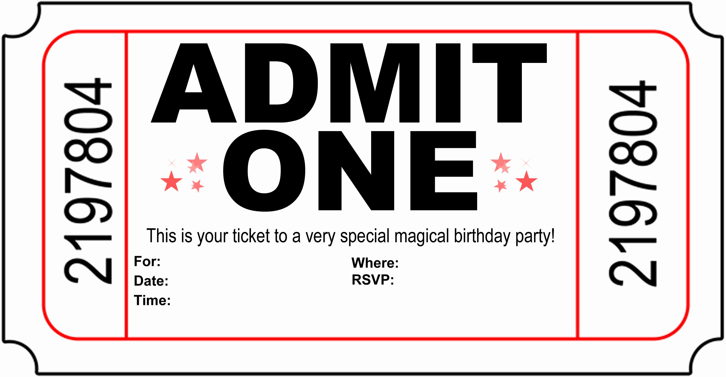 Carnival Ticket Invitation Template Free Best Of Free Carnival Ticket Invitation Template Download Free