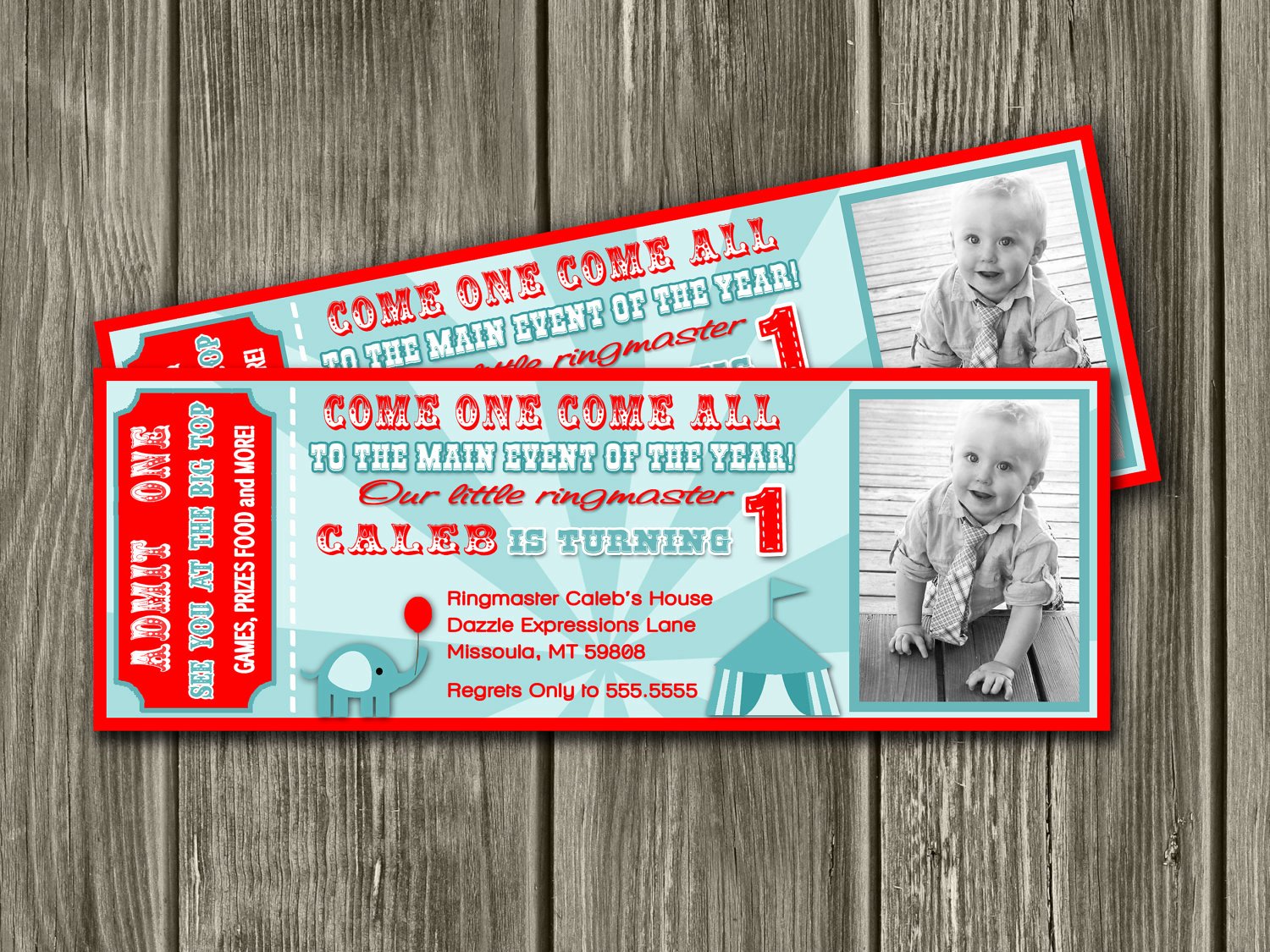 Carnival Ticket Invitation Template Free New Vintage Circus Ticket Invitation – Invitation Templates