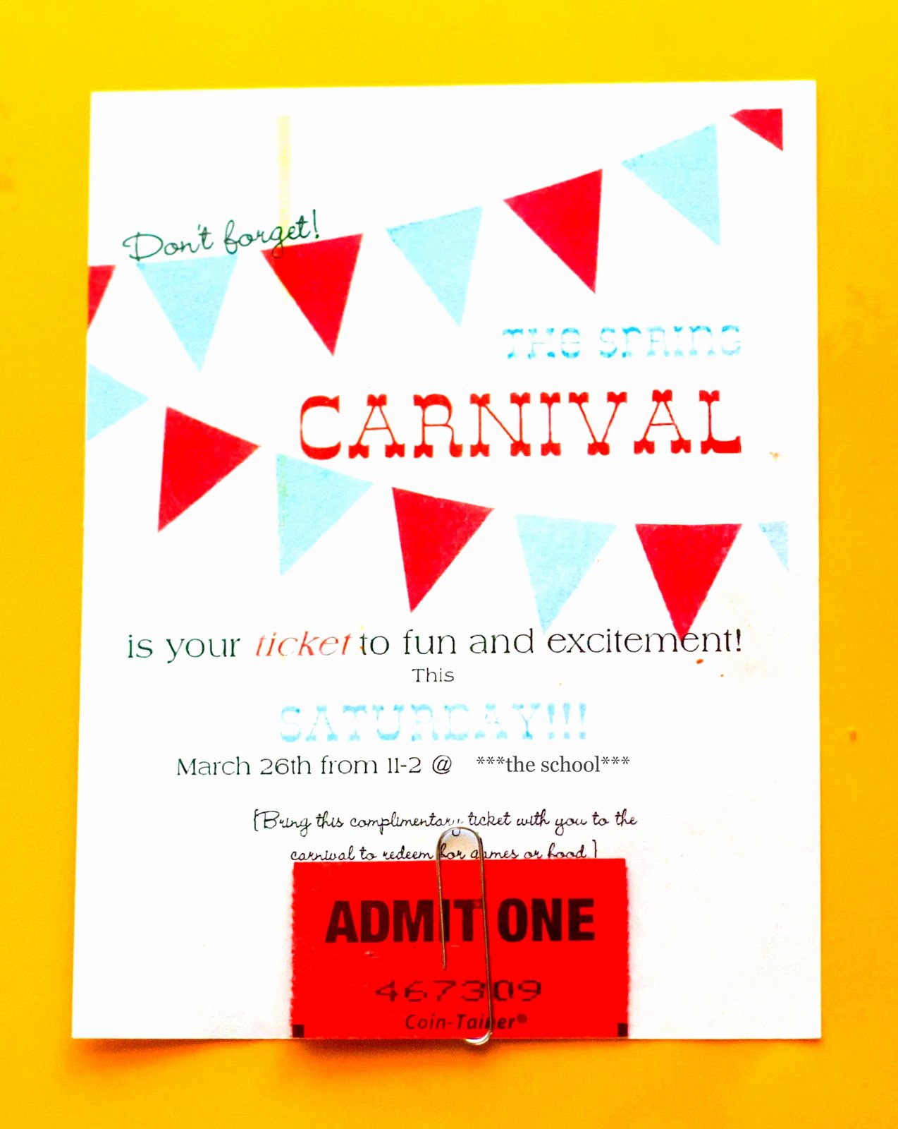 Carnival Ticket Template Elegant Carnival Advertising and Other Craziness My Insanity