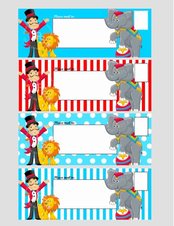 Carnival Ticket Template Luxury Items Similar to Printable Digital File Circus Ticket