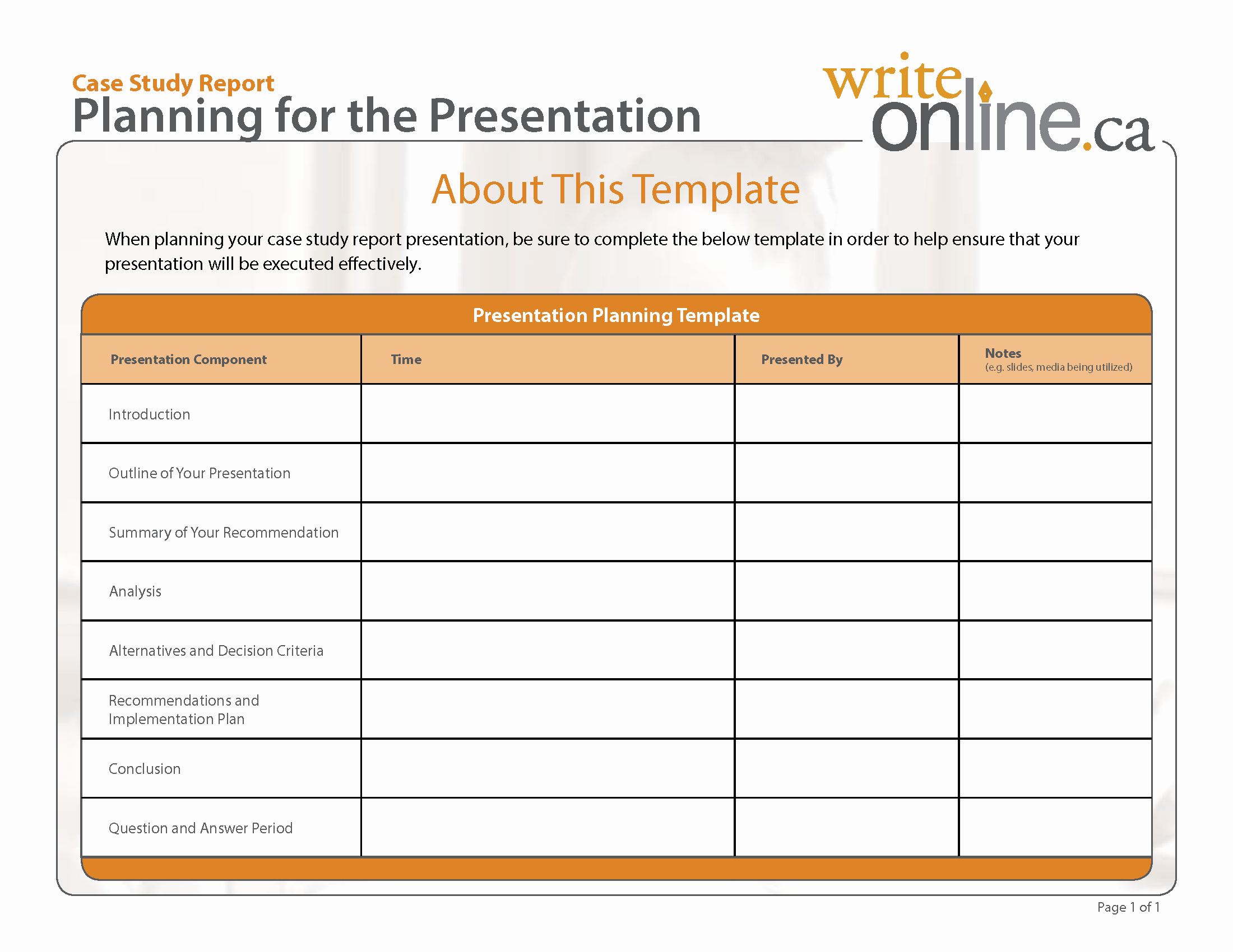 Case Review Template Beautiful Case Study Literature Review Outline