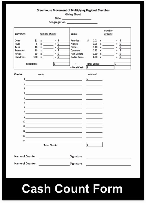 Cash Drawer Count Sheet Template Awesome 7 Best Daily Cash Sheet Images On Pinterest